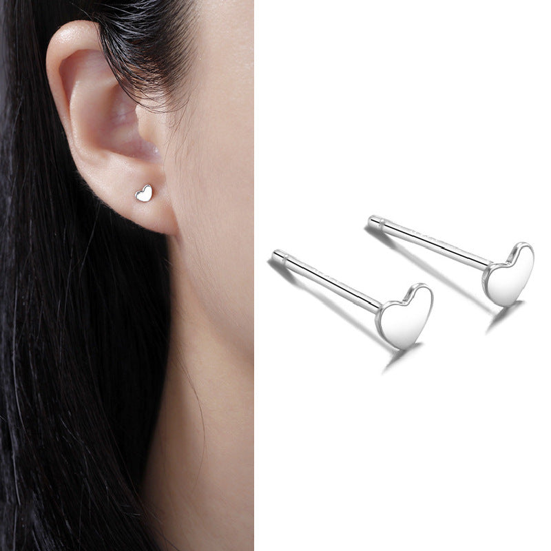 Pendientes pequeños de plata esterlina S999 S999